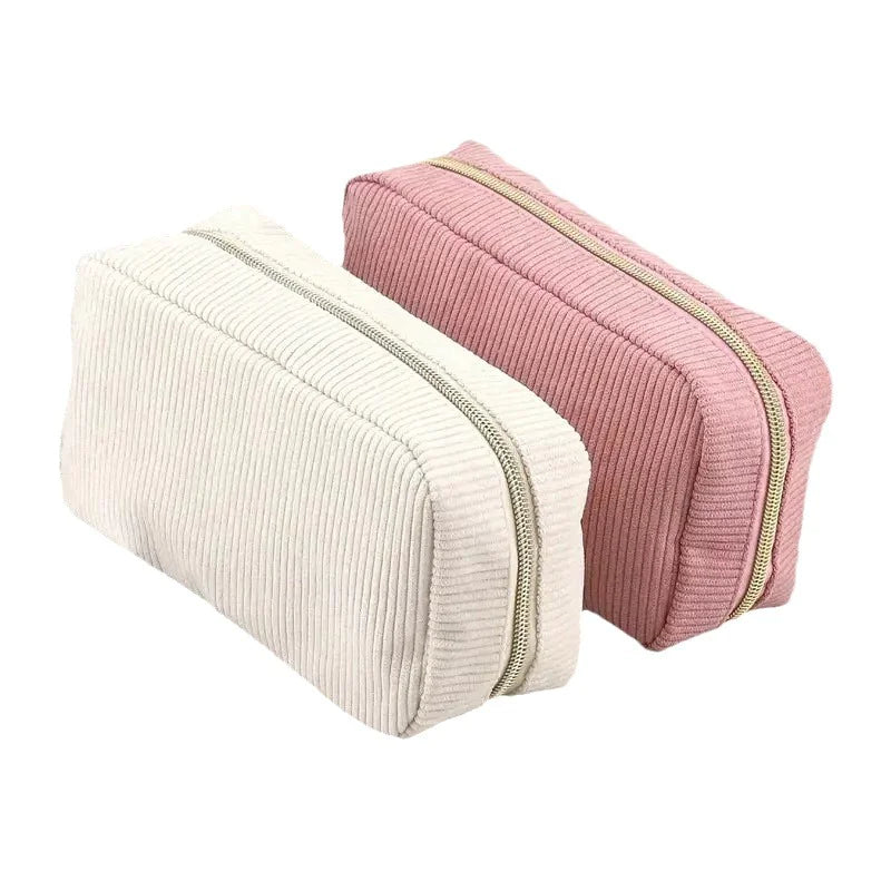 Corduroy Cosmetic Bag