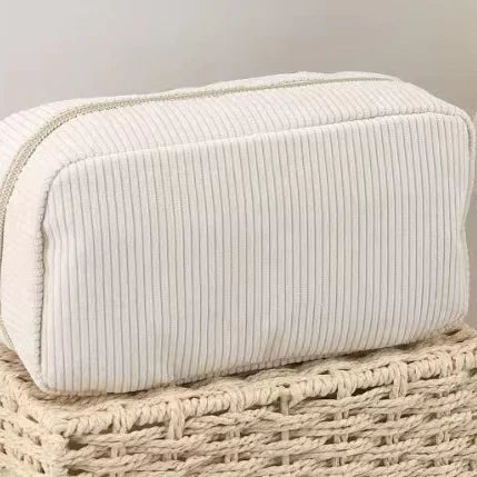 Corduroy Cosmetic Bag