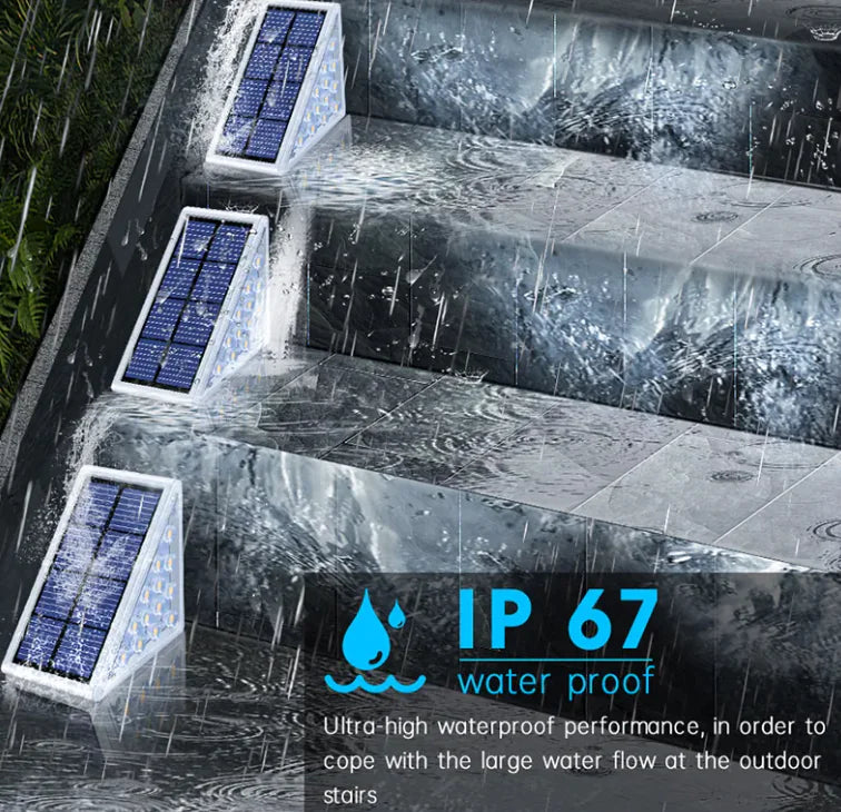 Solar-Powered Step Light