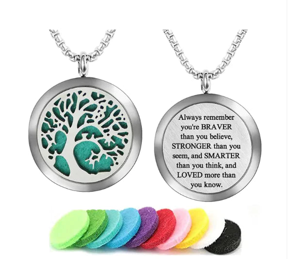 Tree of Life Aromatherapy Necklace