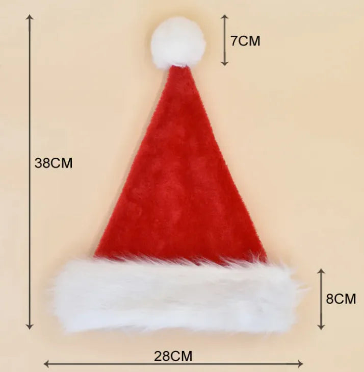 Soft Plush Christmas Hat