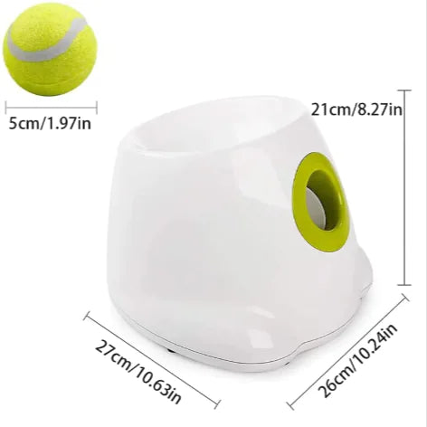 AFP 3196 Mini Automatic Electric Tennis Ball Launcher for Pets – Lightweight Throwing Machine