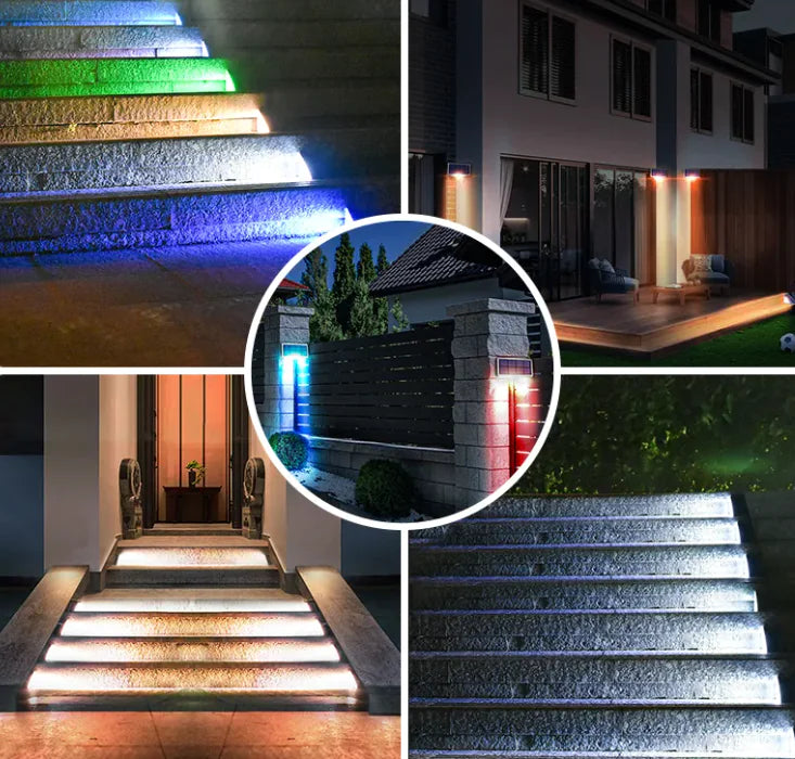 Solar-Powered Step Light