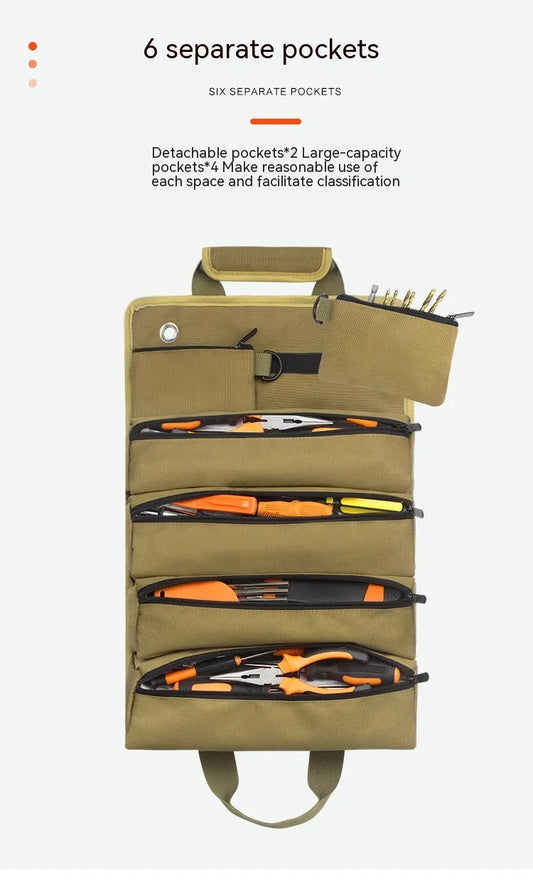 Functional Roll Up Tool Storage Bag