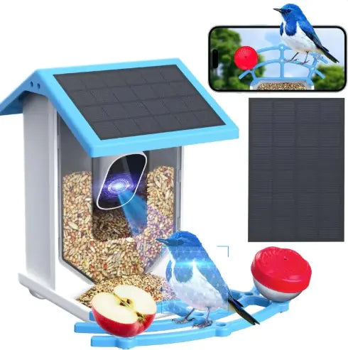 Solar Bird Feeder With Camera