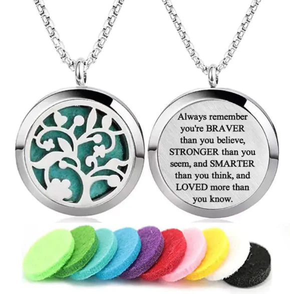 Tree of Life Aromatherapy Necklace