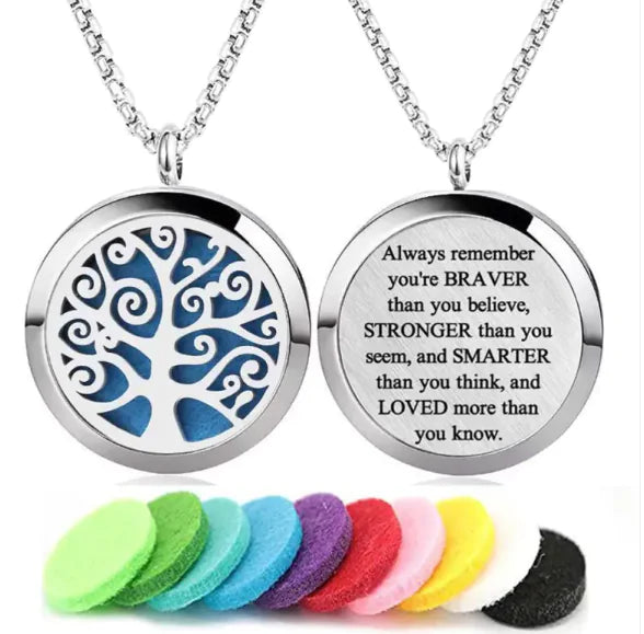 Tree of Life Aromatherapy Necklace