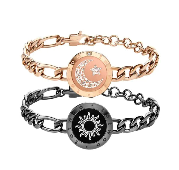 Sun & Moon Smart Sensor Couple Bracelets