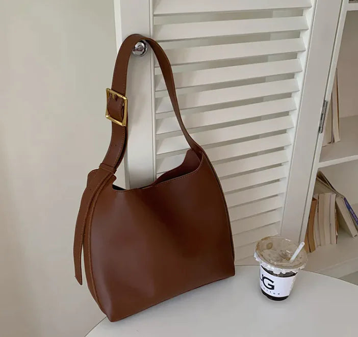 Retro Bucket Crossbody Bag