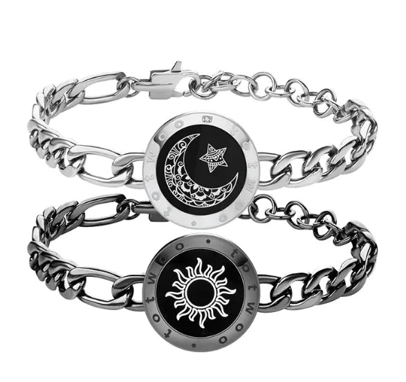 Sun & Moon Smart Sensor Couple Bracelets