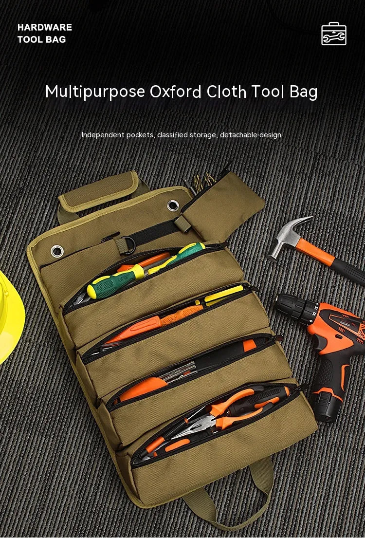 Functional Roll Up Tool Storage Bag