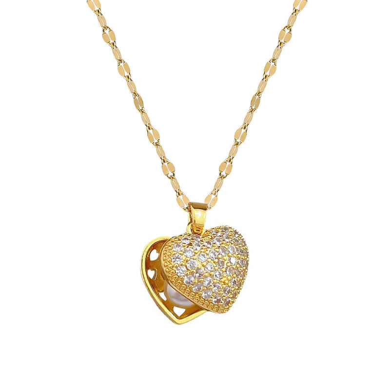 Zircon Heart Necklace