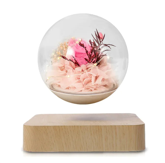 Home Desk Decoration Magnetic Levitation Perpetual Flower Ornament